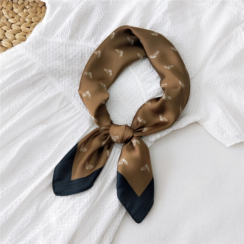 Simple Retro Square Scarf