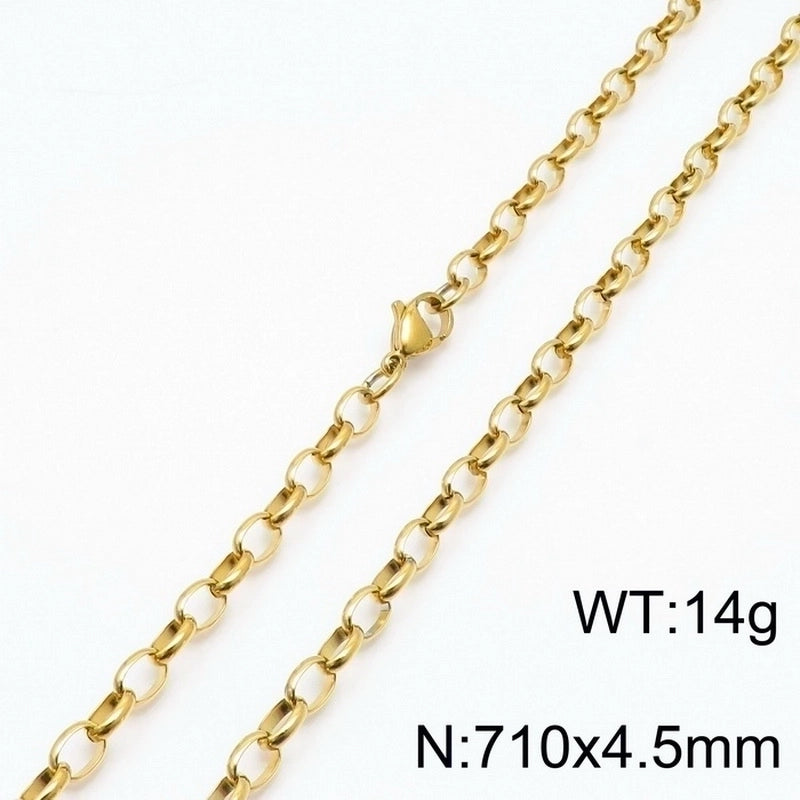 Fashion Geometric Titanium Steel 18K Gold Plated Bracelets In Bulk