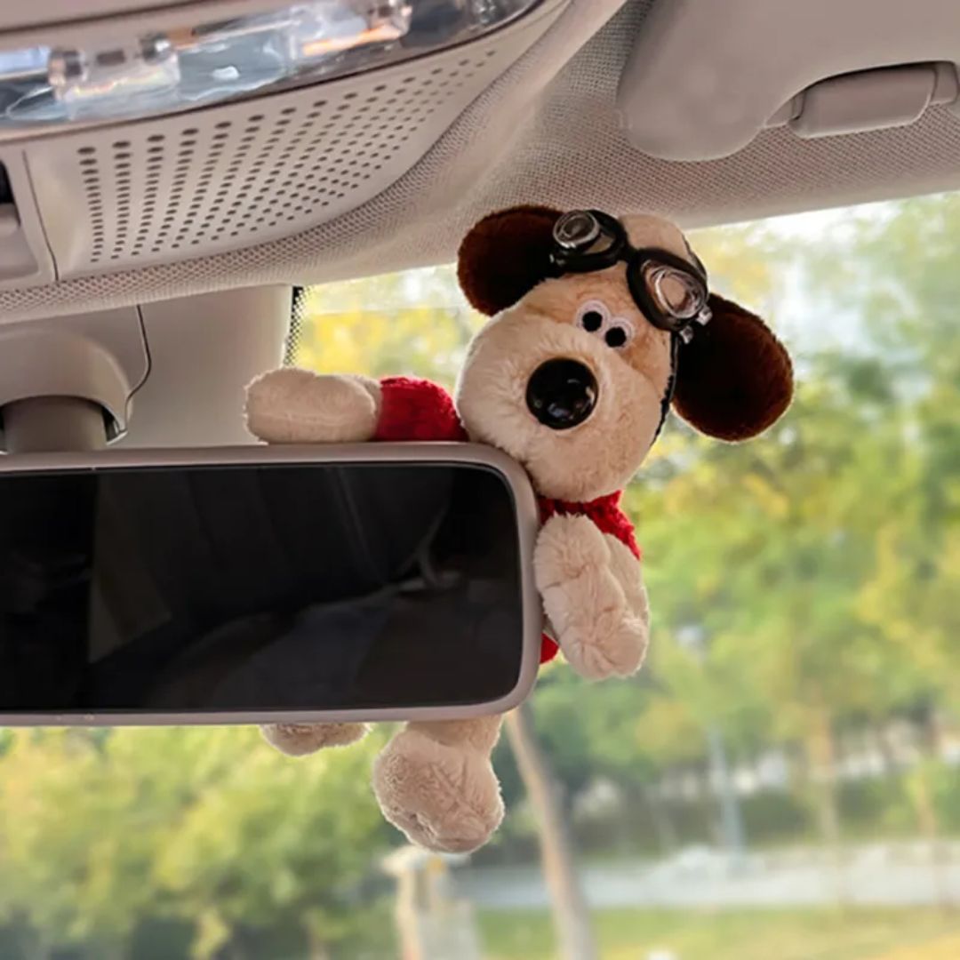 Car Rearview Mirror Dog