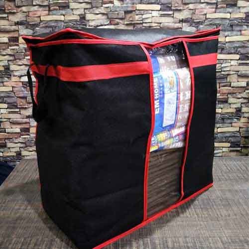 BLANKET / CLOTH BAG BLACK 100 GSM