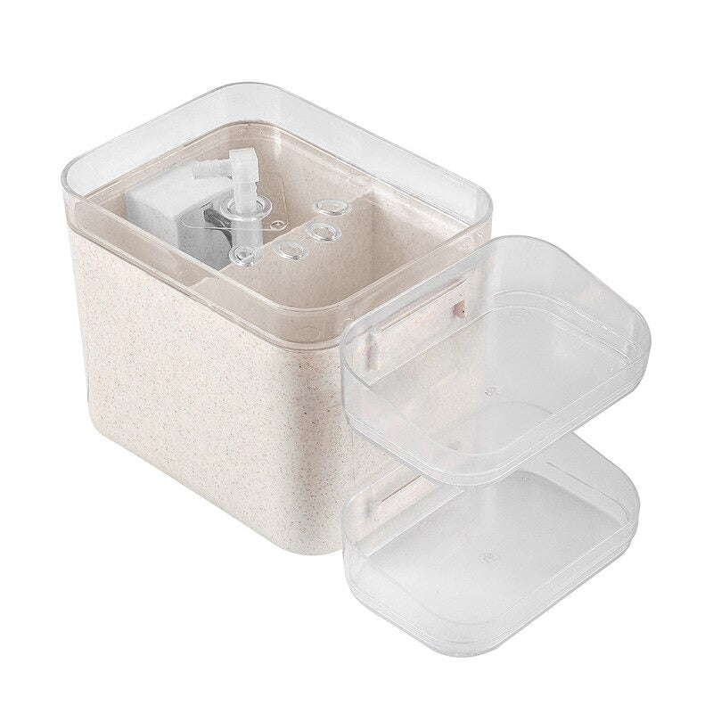 Water Fountain With Food Bowl