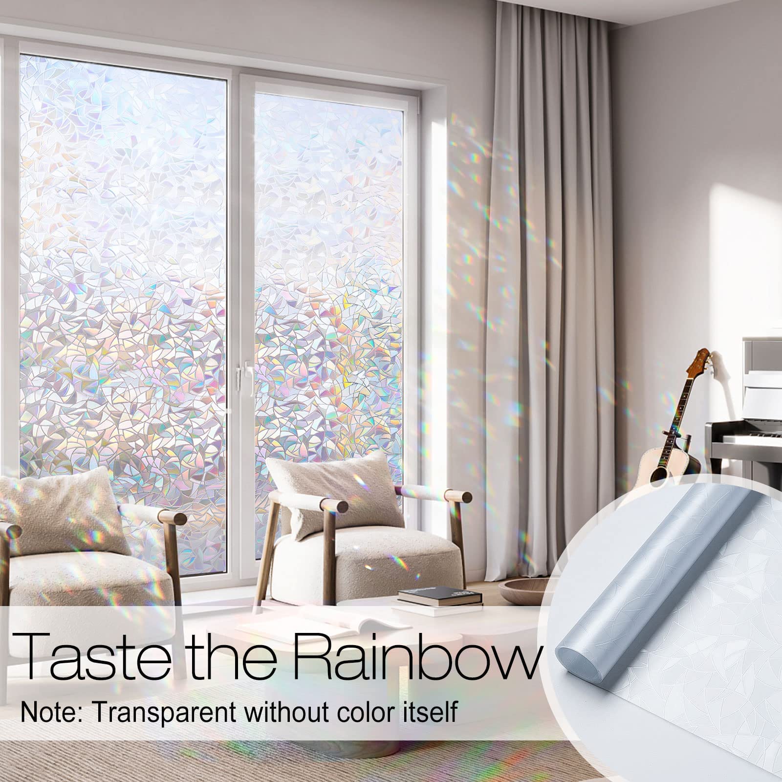 🔥2024 Sale - Privacy Rainbow Window Film