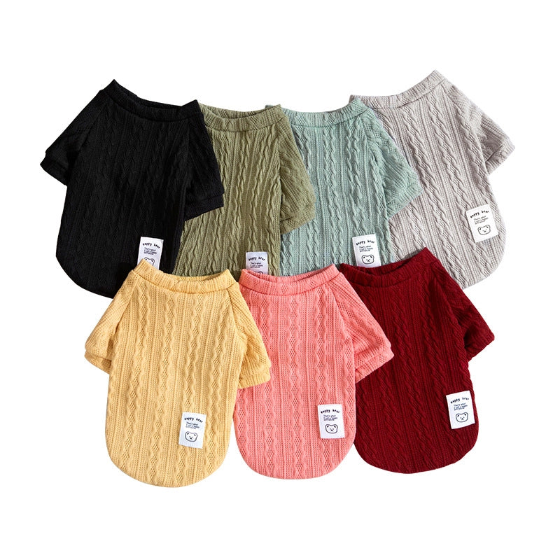 Pet Sweater New For Autumn And Winter Cat And Dog Clothes Cat Dog Wool Sweater