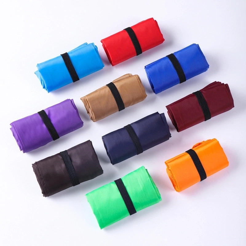 Casual Solid Color Polyester Shopping Bags