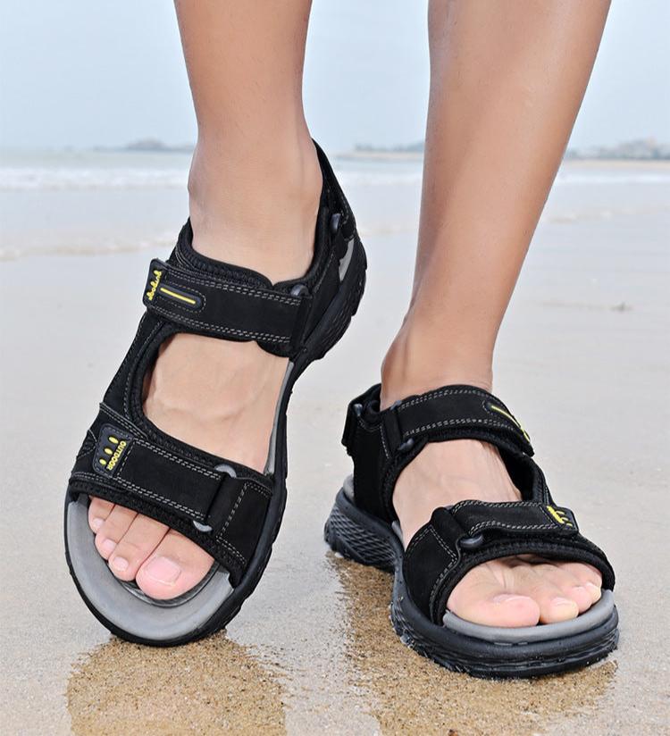 Men's Anti-Slip Soft Sole Leather Sandals