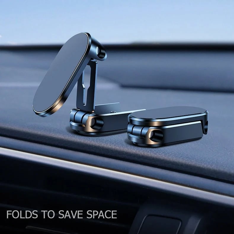 🔥Last Day Promotion 70% OFF - Alloy Folding Magnetic Car Phone Holder