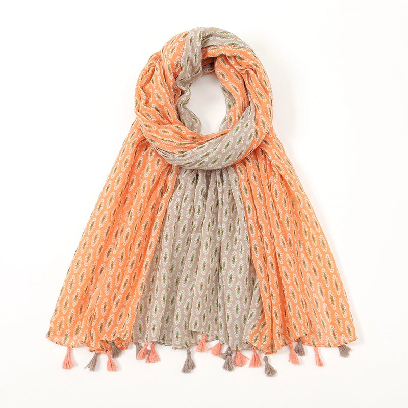 Unisex Vacation Sweet Geometric Polyester Scarf