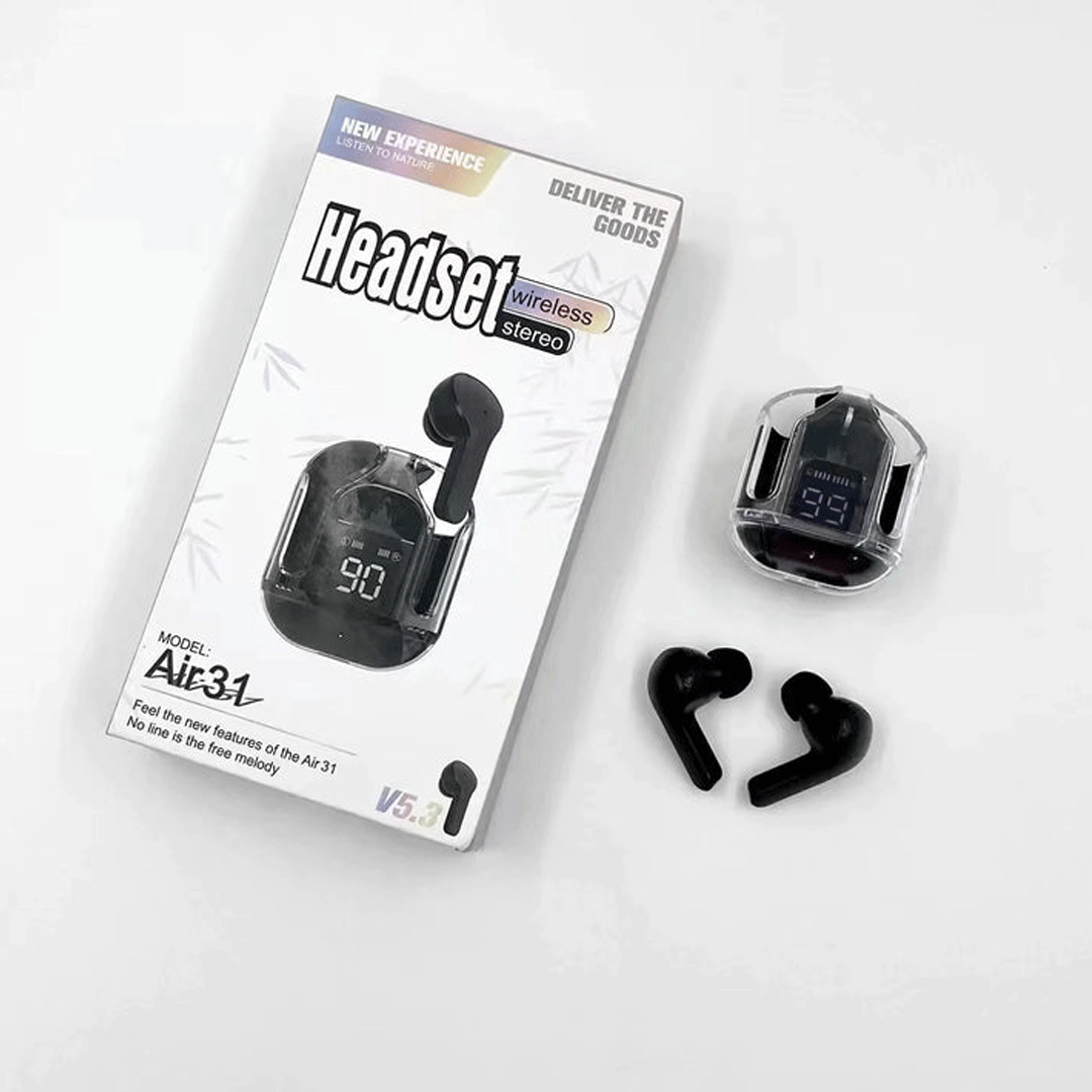 T6 Wireless Transparent Earbuds