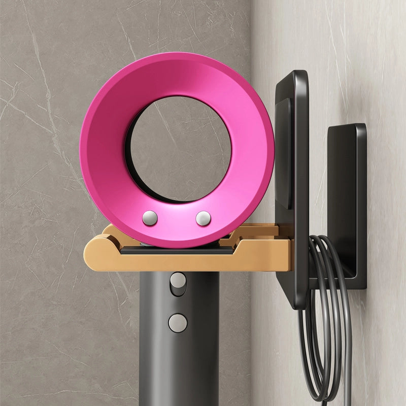Hair Dryer Rack Punch-free Bracket Hair Dryer Rack Hair Dryer Storage Rack