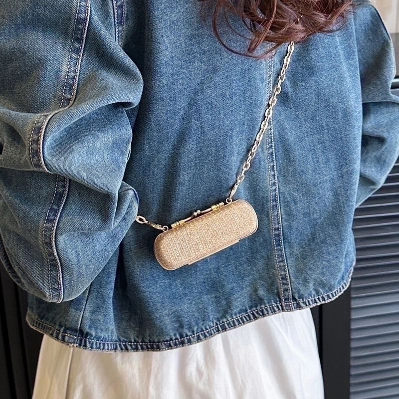 Women's All Seasons Pvc Cute Streetwear Chain Bag