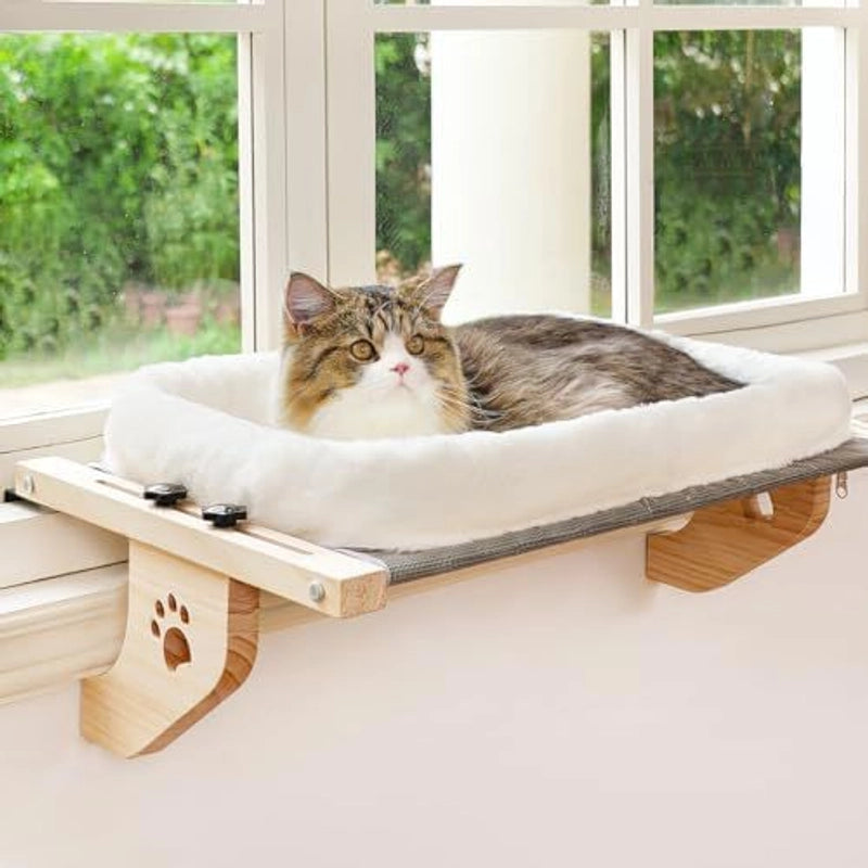 Minimalist Classic Style Wood Solid Color Pet Bed
