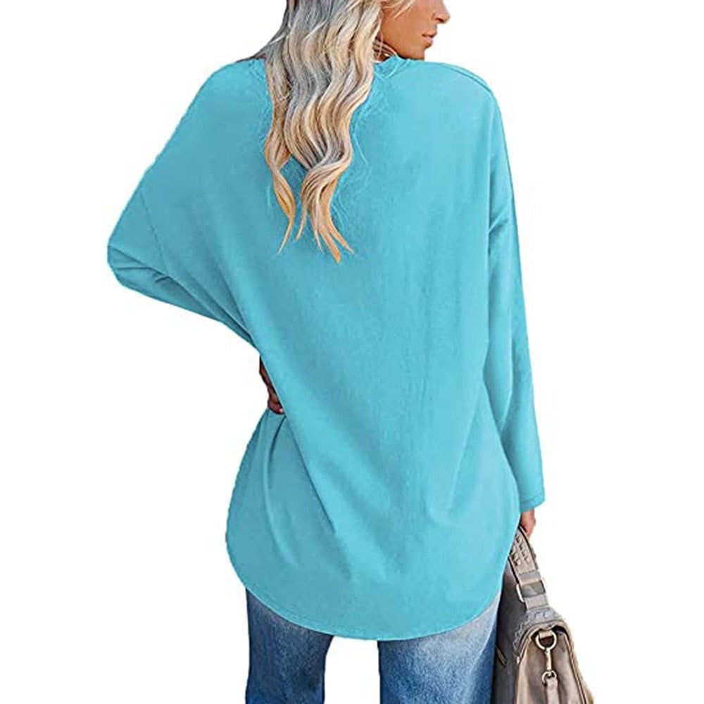 🔥The Last Day Promotion-SALE 70% OFF💋Women's loose long sleeve fashion V-neck knit top