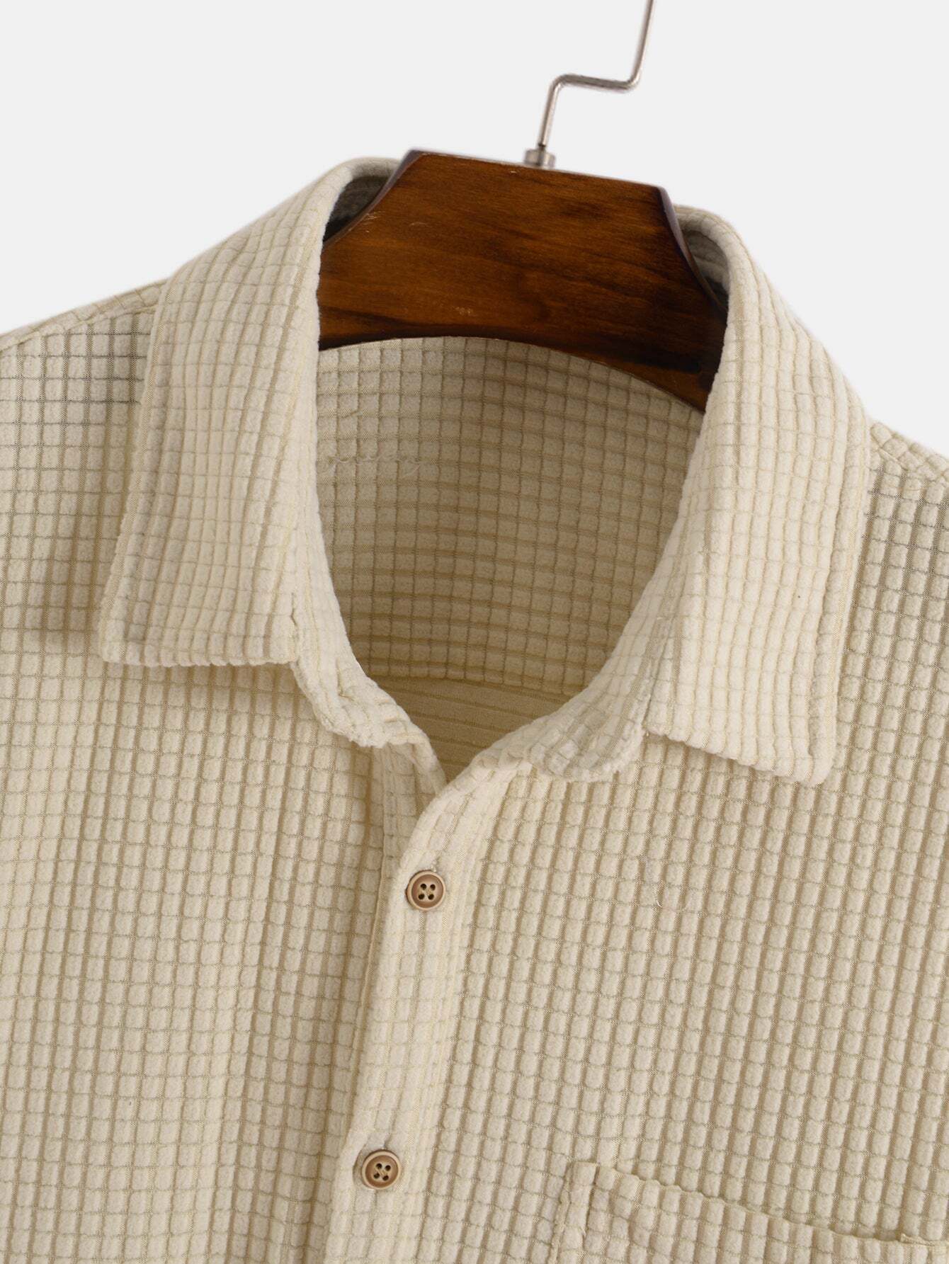 💥3-Pack Only $19.9💥Waffle Lapel Solid Henley Shirts