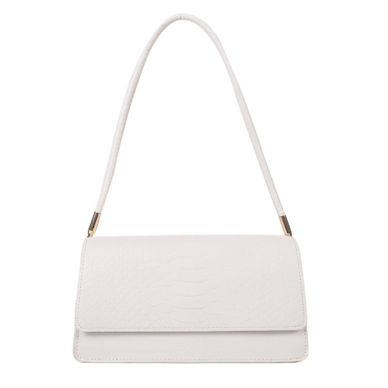 Women's Small Pu Leather Solid Color Streetwear Zipper Underarm Bag