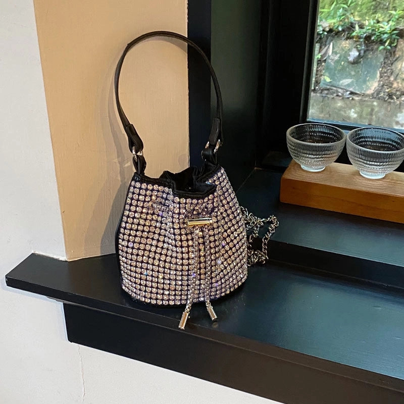 Women's Mini All Seasons Pu Leather Streetwear Bucket Bag