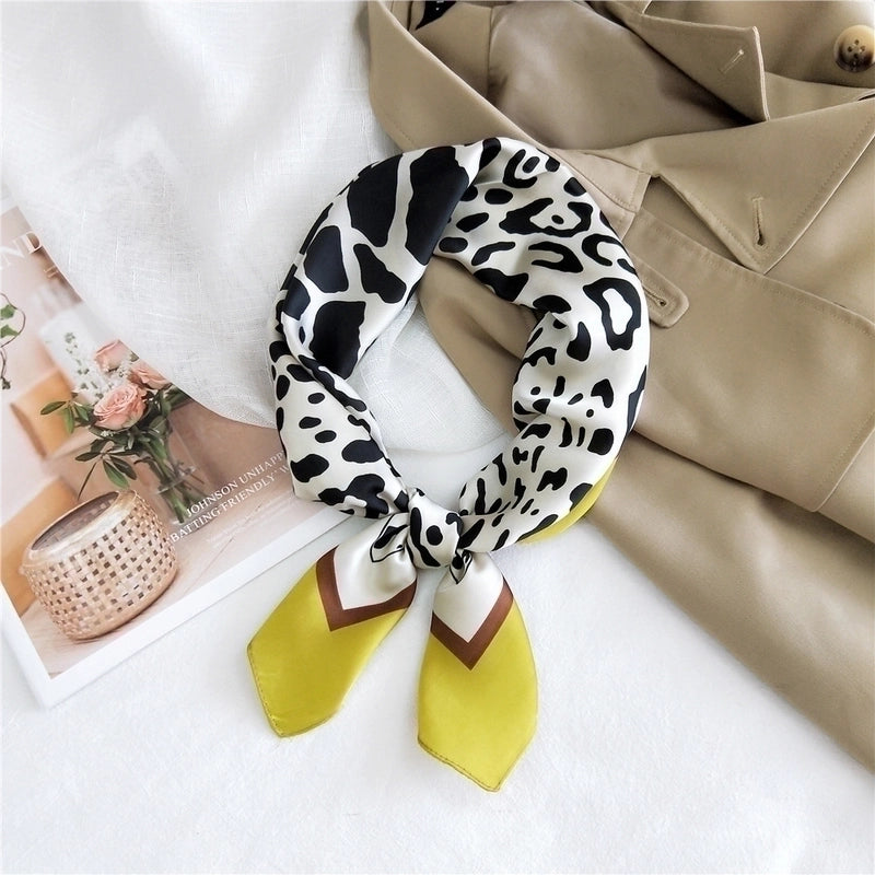 Small Square Silk Fashion Scarf