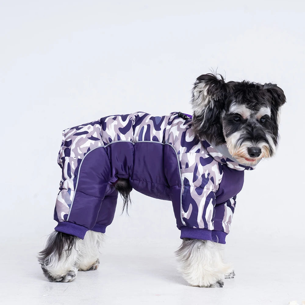 Pet Dog Clothes Winter Overall Padding Clothing For Small Medium Down-like Waterproof Puppy jackets Parkas halloween costume