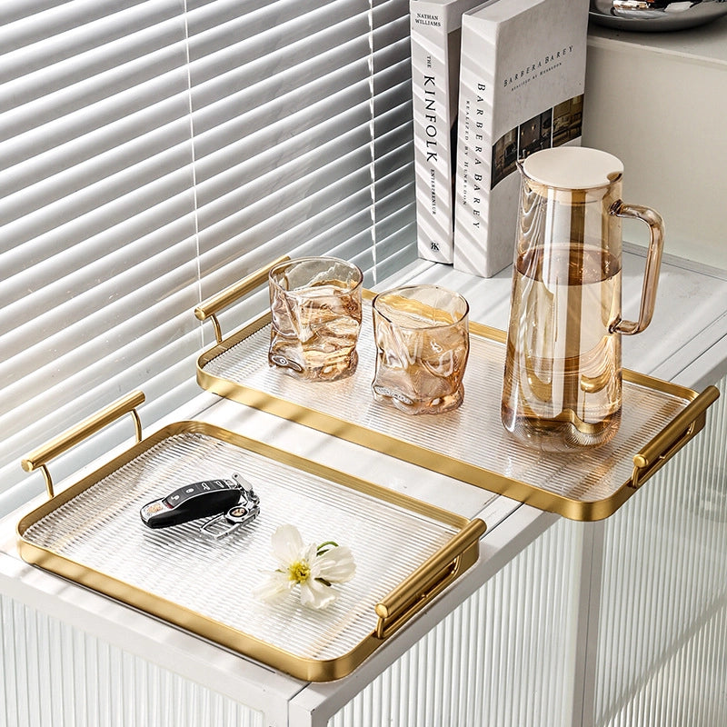 Elegant Classical Retro Stripe Arylic Tableware 1 Piece