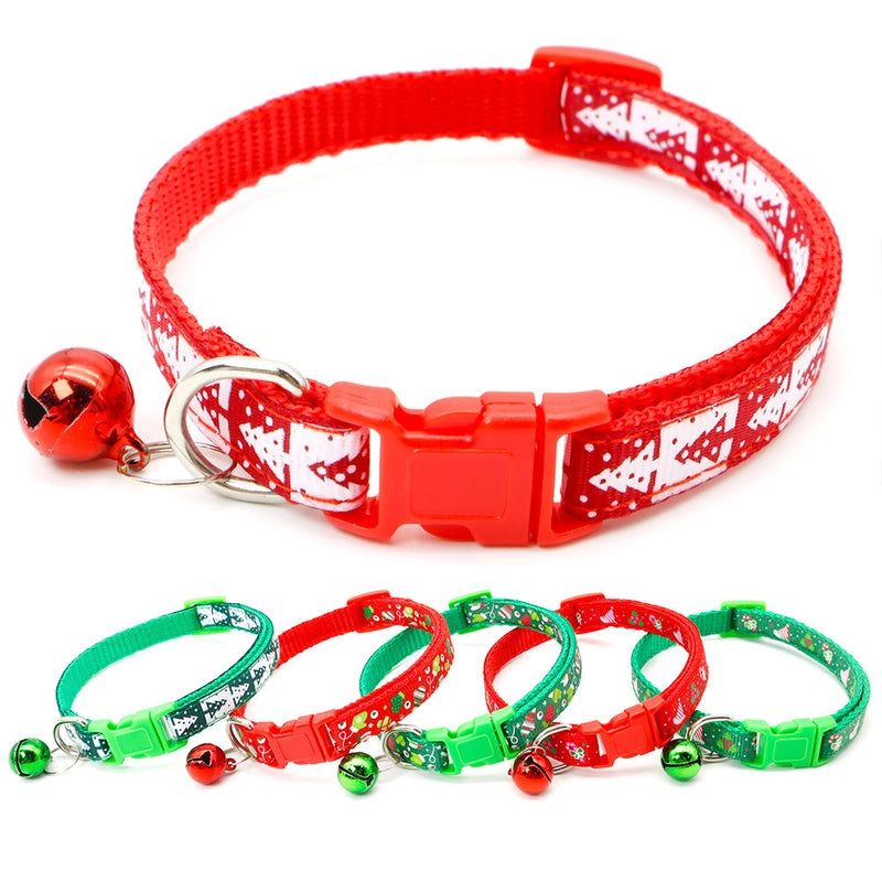 6 Pieces Cute Polypropylene Fiber Christmas Christmas Tree Pet Collar