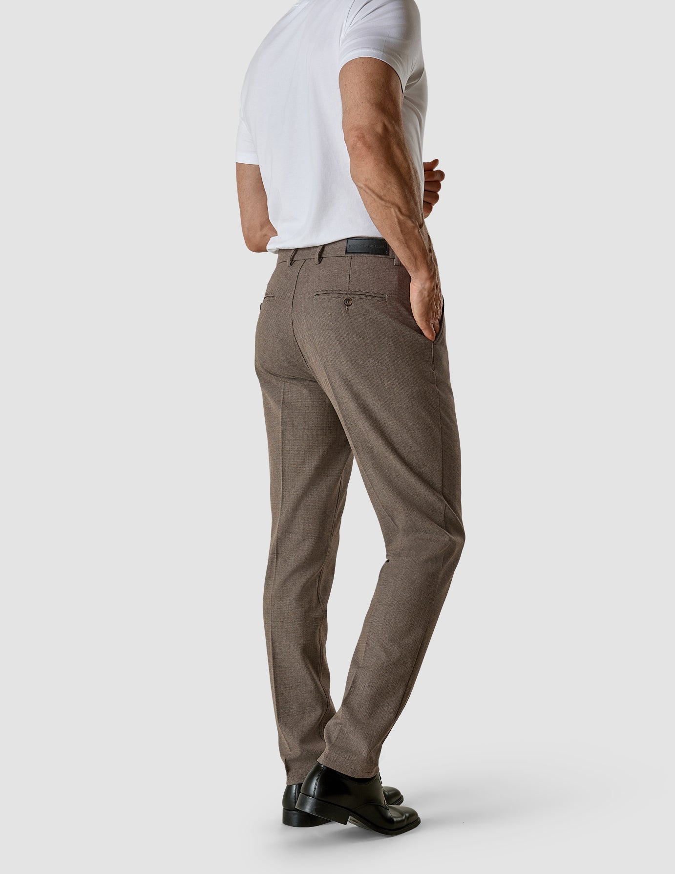 Suit Pants Slim Almond