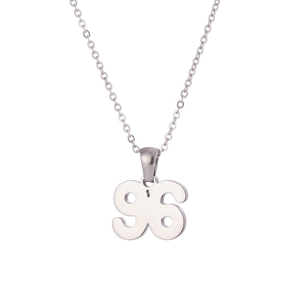 Fashion Quadrilateral Geometric Stainless Steel 18K Gold Plated Necklaces