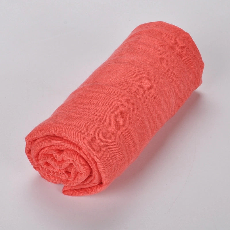 Women's Ethnic Style Solid Color Polyester Scarf