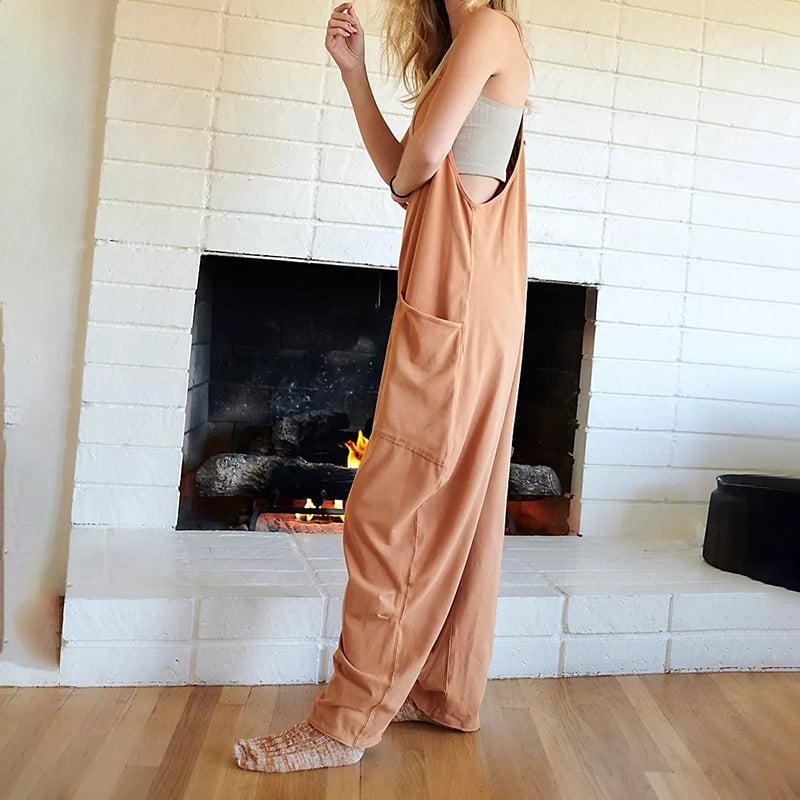 🍃New Wide Leg Jumpsuit with Pockets
