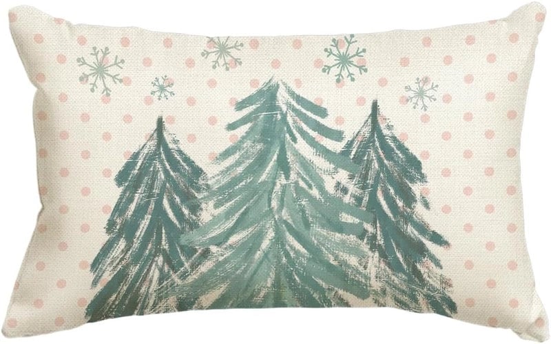 Christmas Vacation Letter Linen Pillow Cases Couch & Sofa Decor