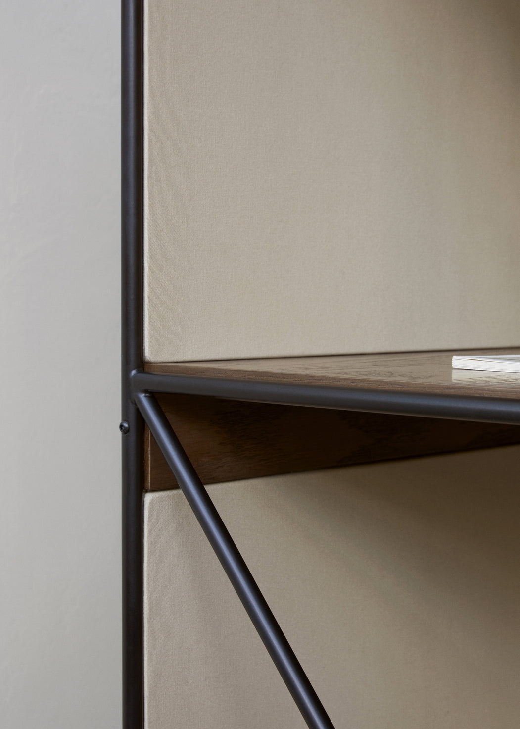 Zet Storage System. 60in. Back Panel and Magazine Shelf