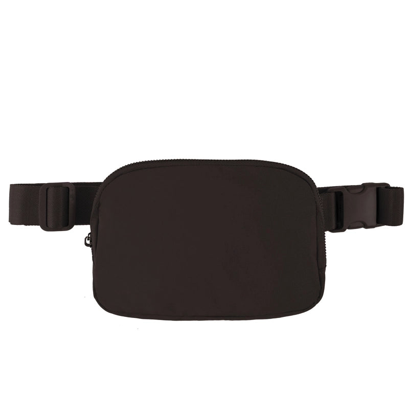 Women's Sports Solid Color Nylon Waist Bags