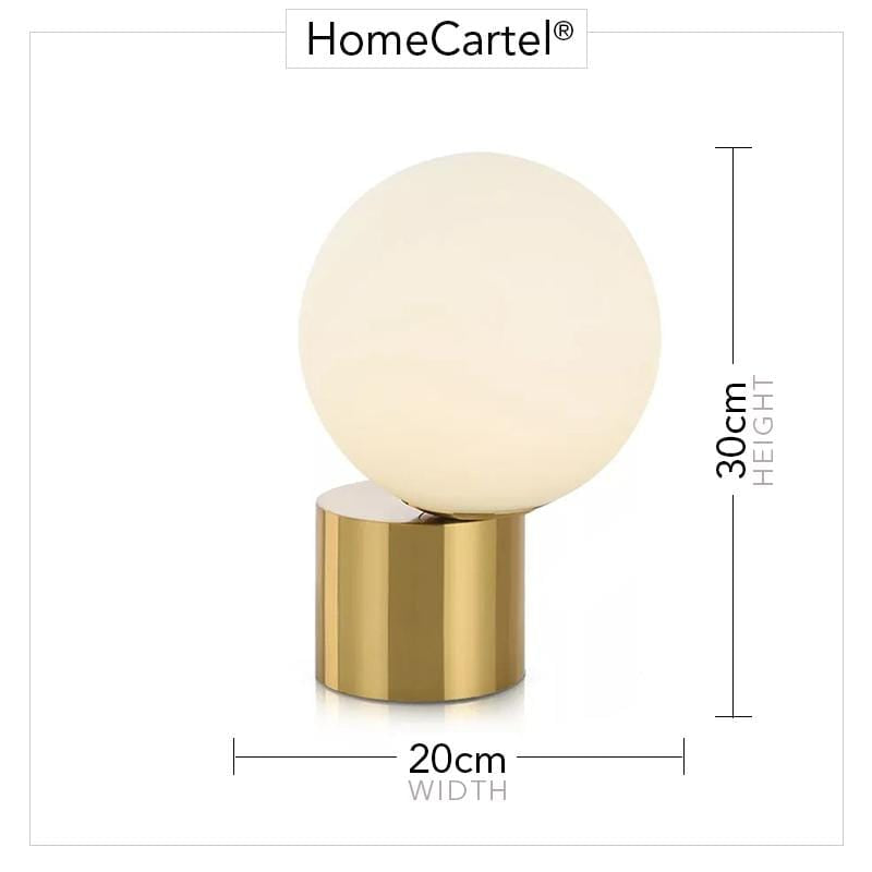 Elthine | Modern Table Lamp with Brass Base