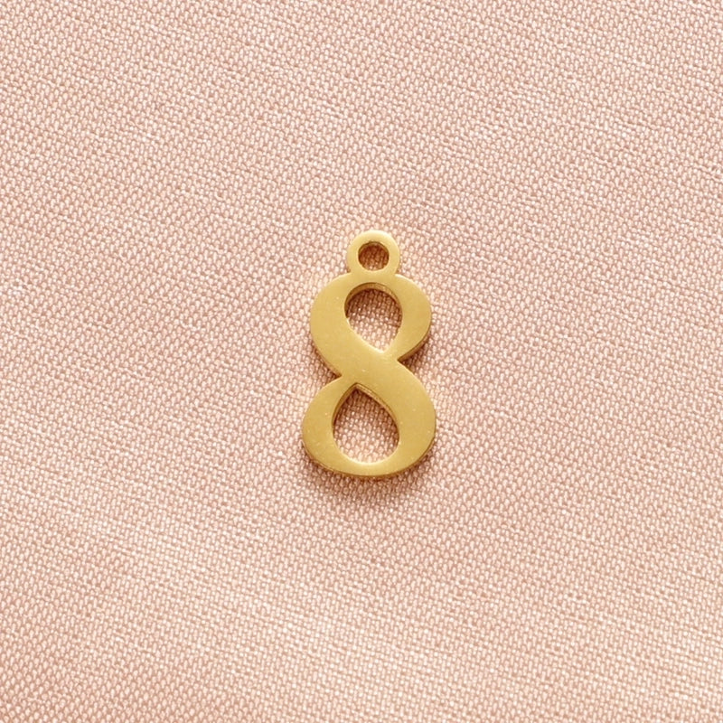 Stainless Steel 18K Gold Plated Minimalist Plating Number None