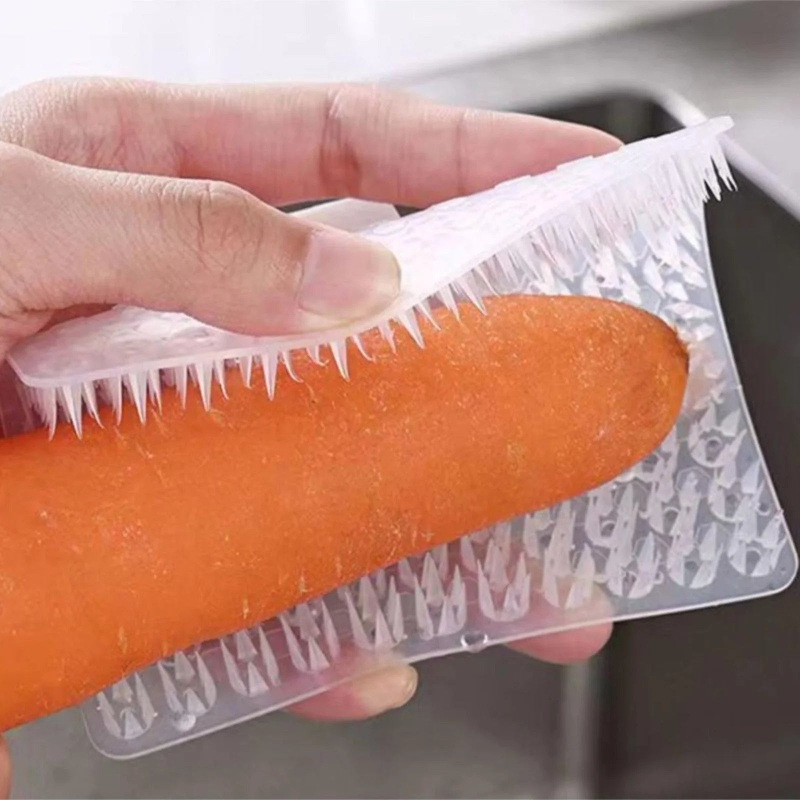 Silicone Fruit and Vegetable Cleaning Brush