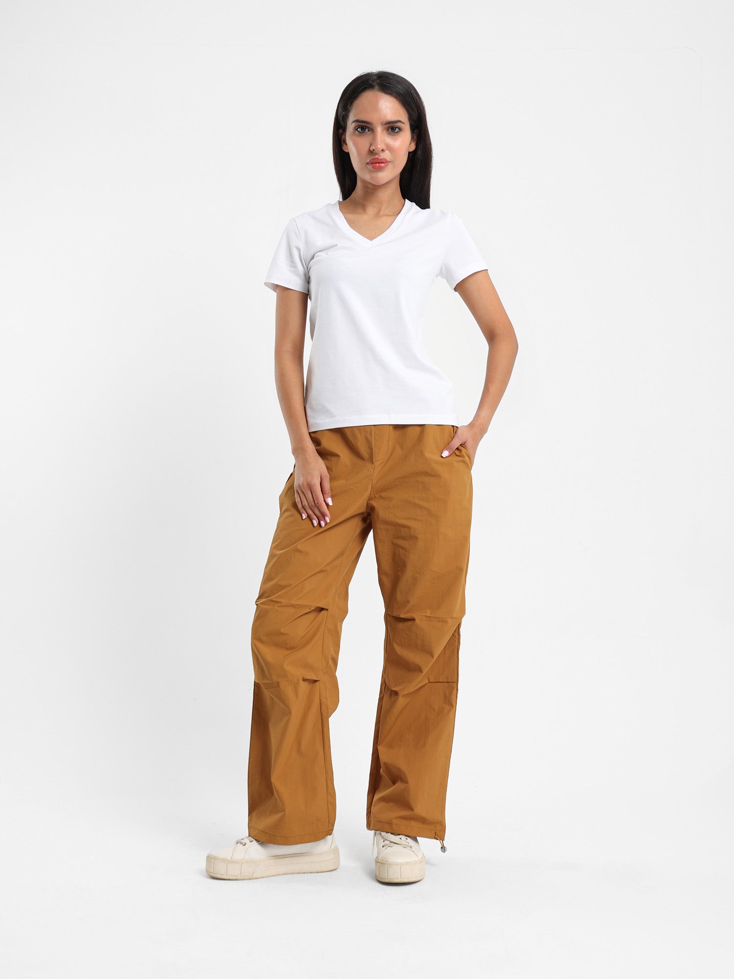Fitted V-Neck T-Shirt