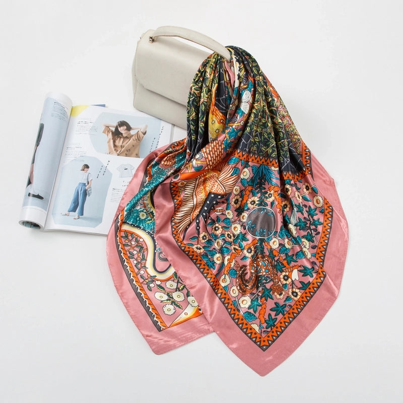 Women's Retro Ethnic Style Geometric Polyester Kerchief