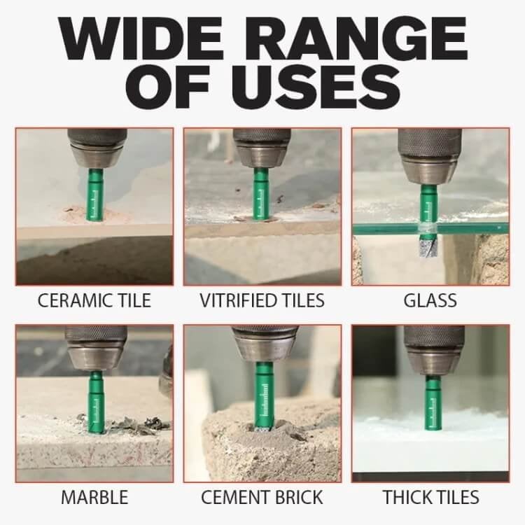 Brazed Dry Drill Hole Drill Bits