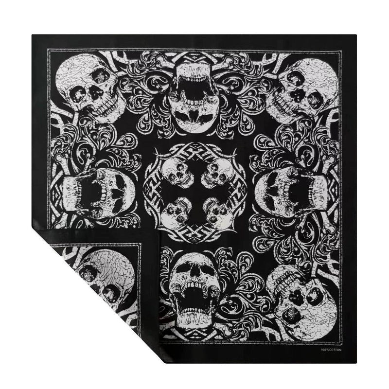 Unisex Street Skull Cotton Beanie Hat