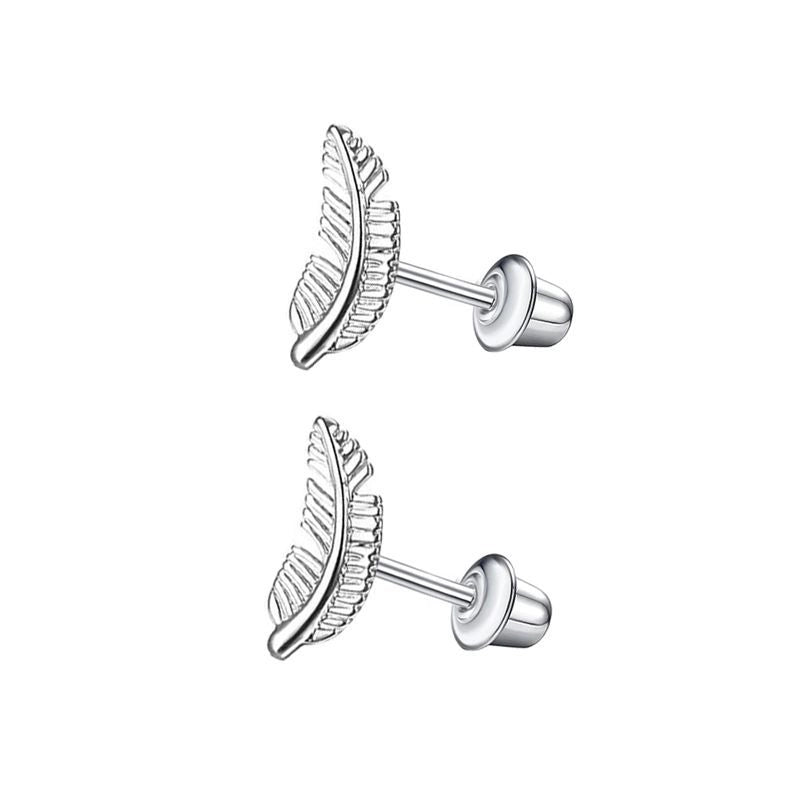 1 Pair Minimalist Cross Star Butterfly Plating Inlay Stainless Steel Zircon Ear Studs