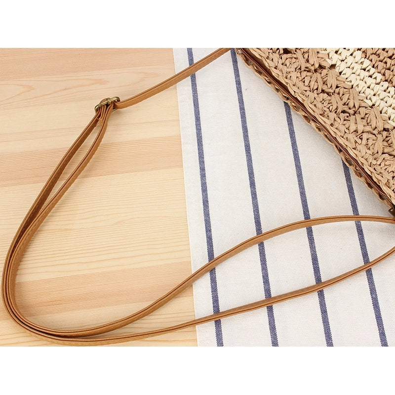 Women's Basic Vacation Solid Color Paper String Shopping Bags