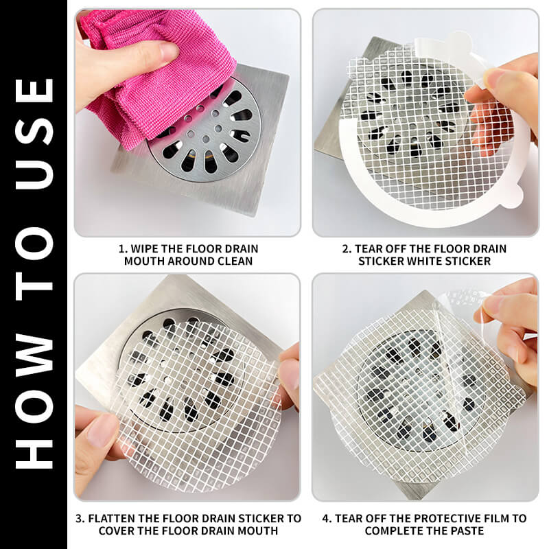 30 PCS Disposable Shower Drain Hair Catcher