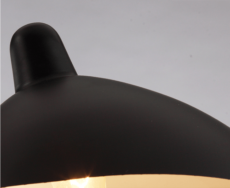 Hagar Black Deux | Mid-Century Wall Lamp