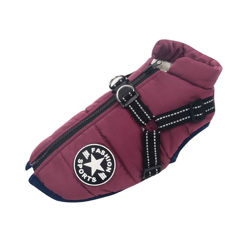 🎄Christmas sale-49% Off🎄Winter Warm Pet Dog Waterproof Jacket With Harness