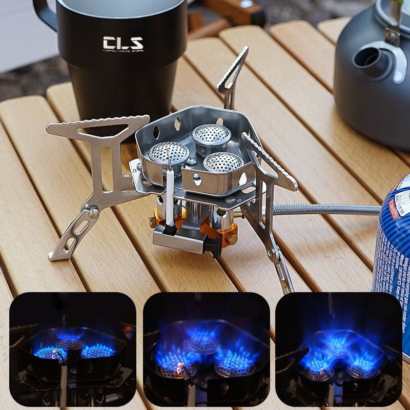 🔥Summer Promotion 49% OFF💥Camping Outdoor Windproof Gas Burner