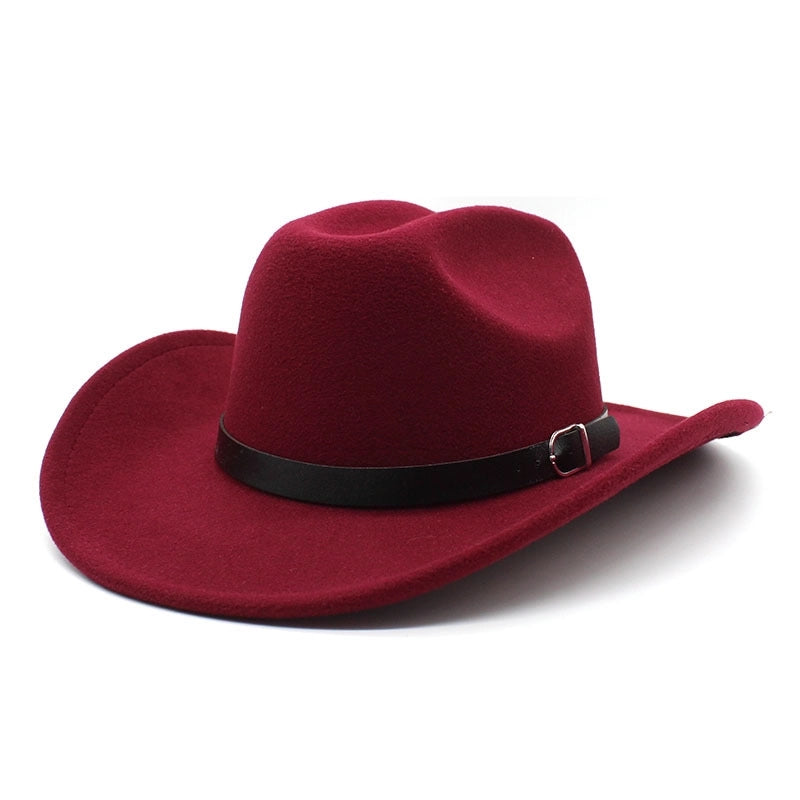 Hat Autumn And Winter Pure Wool Top Hat Hat Fashion Neutral Beauty Hat Real Wool