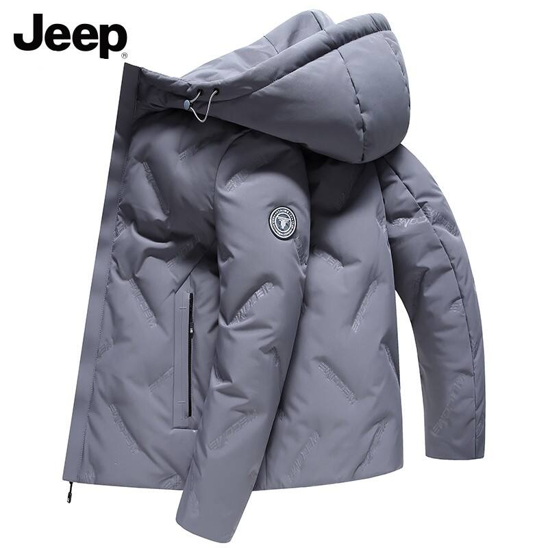 2023-Jeep-nueva chaqueta térmica de lana cálida para hombre