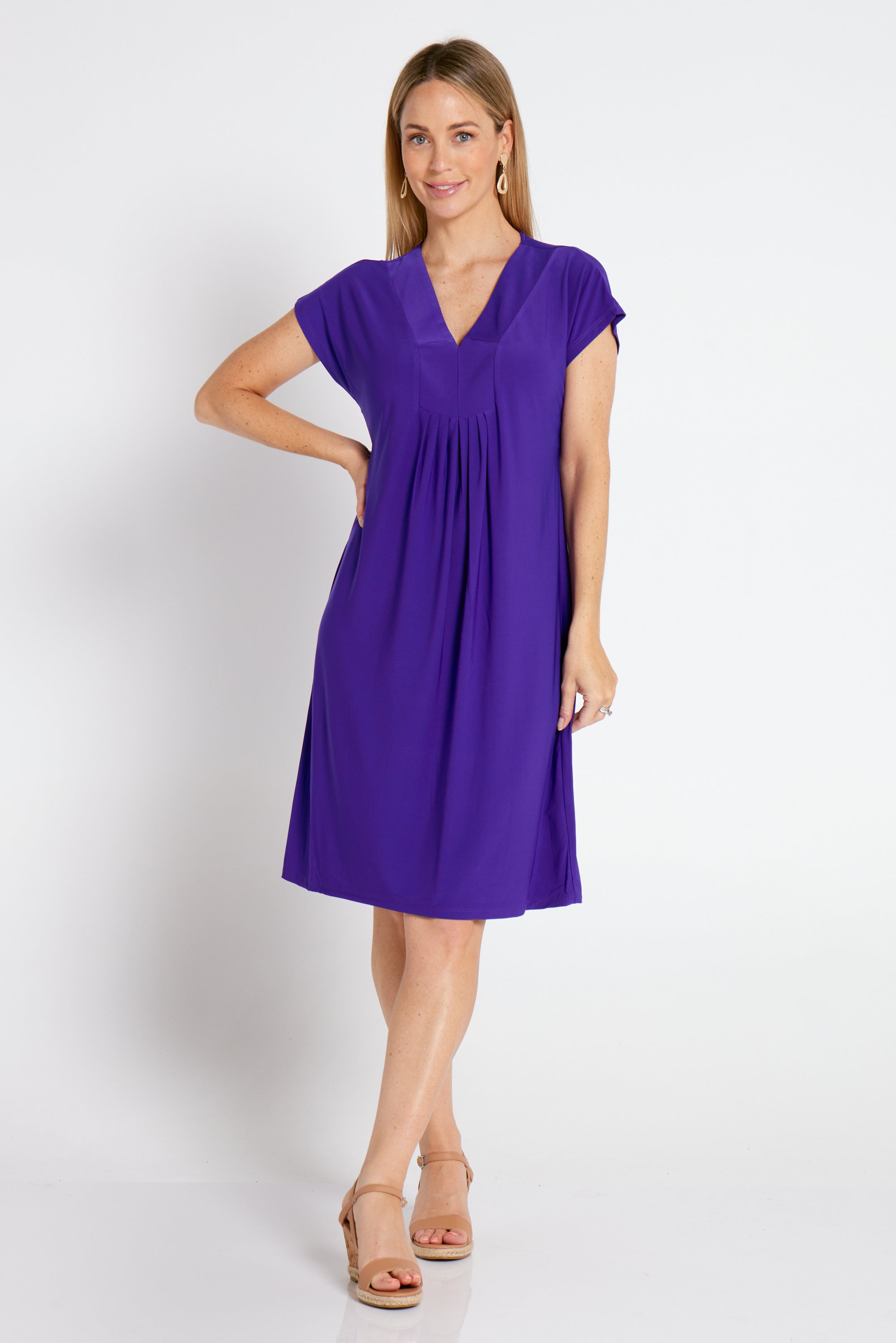 Anwen Petite Must Have Dress - Purple