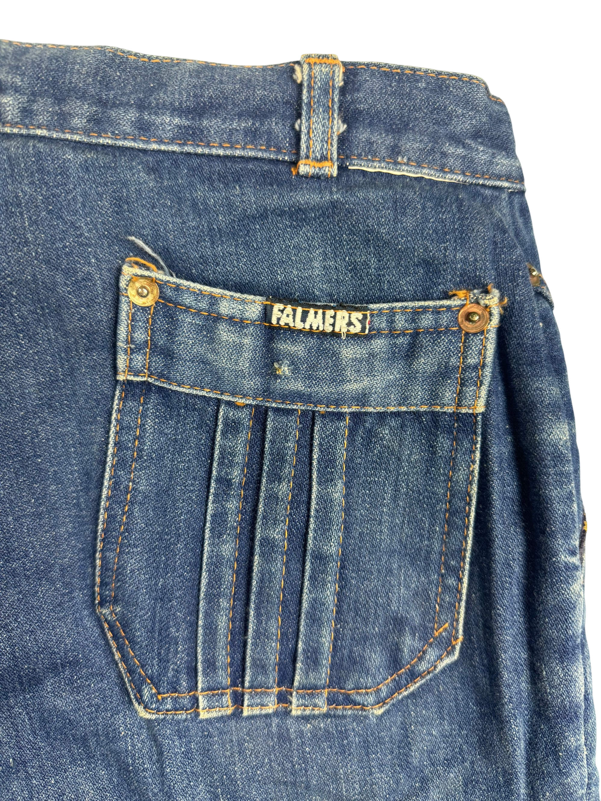 Falmer 70's Denim Stone Wash Jeans