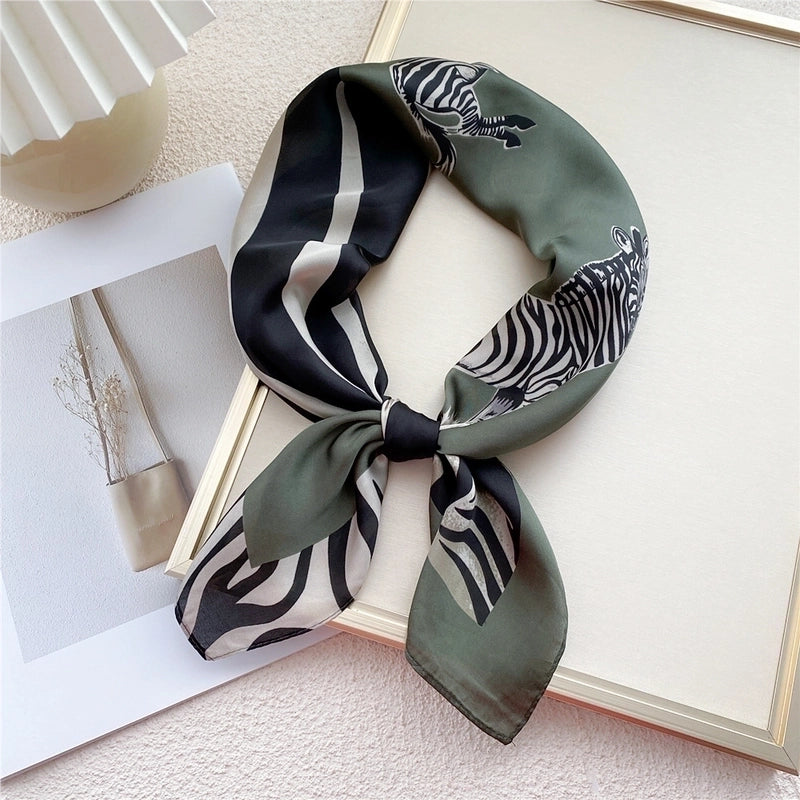70 Small Square Scarf Silk Scarf Autumn And Winter Gauze Scarf