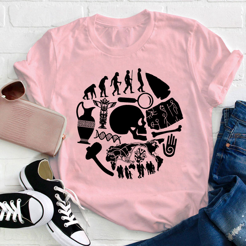 Elements Of Primitive Society  History Teacher T-Shirt