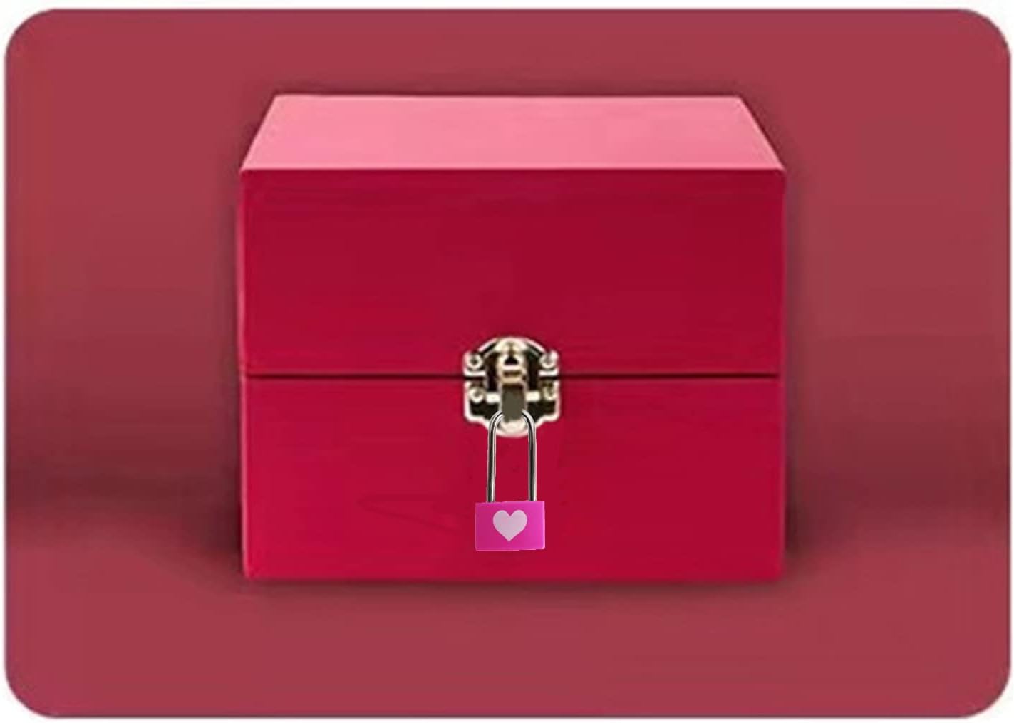 1Pc Suitcase Locker Travel Anti-Theft Padlock. Long Handle Love Lock